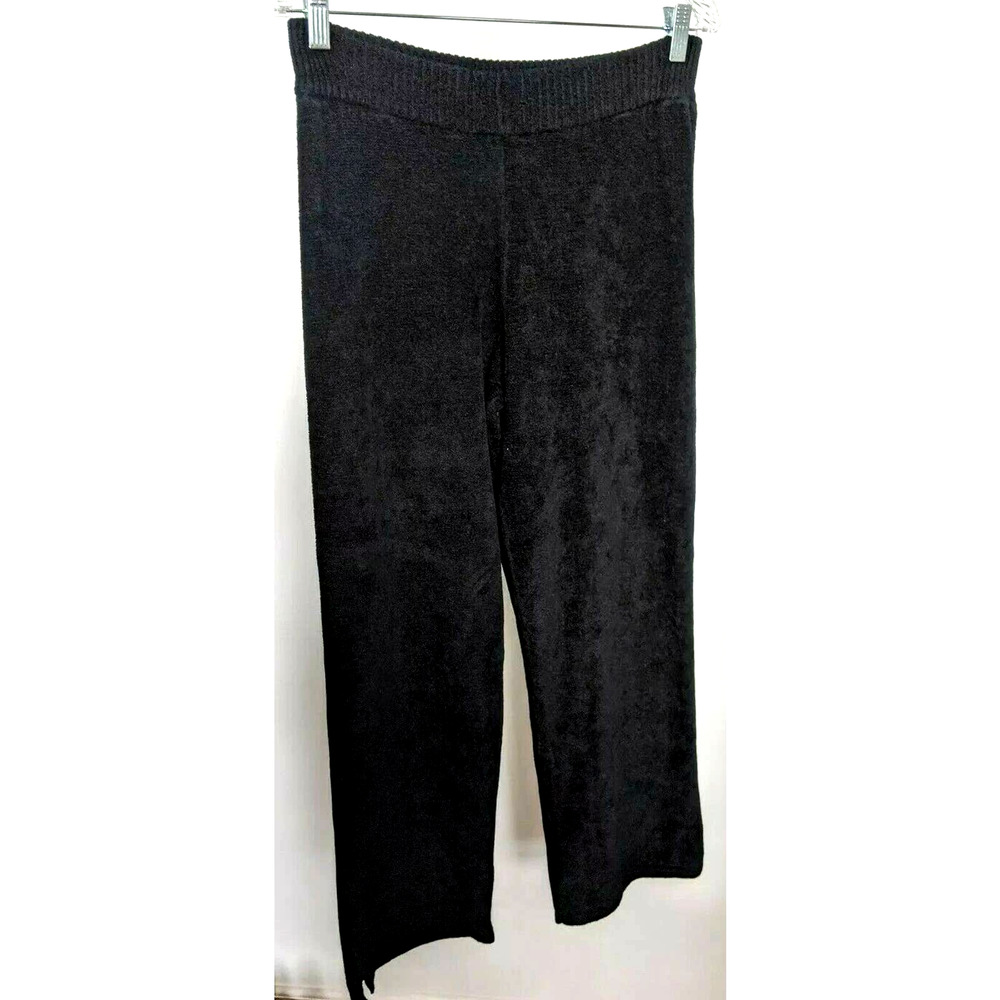 SOYBU Lounge Pants Straight Stretch Fuzzy Ribbed